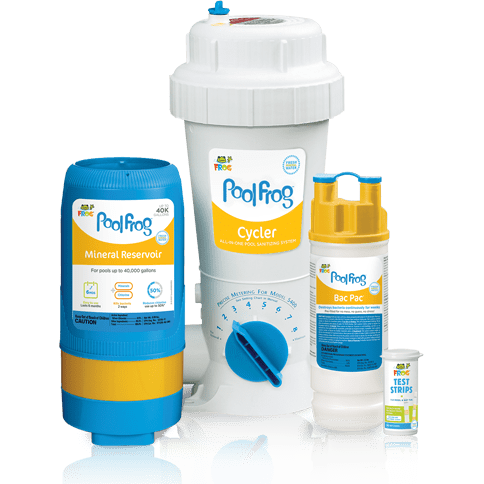 Pool FROG 5400 System with chemicals and strips