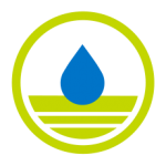 Easy on Swim Spa Surfaces & Less Odor — FROG® Gentle Water Care Favicon of a water drop inside a circle — represents FROG® system benefit of being gentle on swim spa surfaces with less odor.