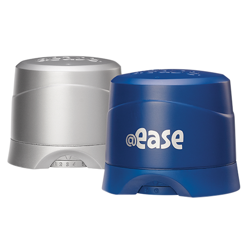 FROG® @ease® for Jacuzzi® & Sundance® Hot Tubs chlorine (Blue) and mineral (Silver) sanitizing system for hot tubs.