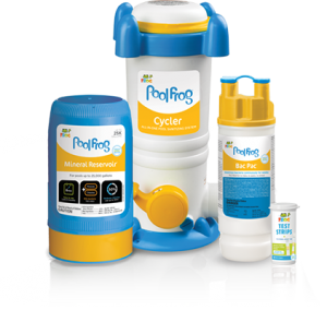 POOL FROG® Model 6100 Mineral Reservoir for pools up to 25,000 gallons, compatible with POOL FROG systems