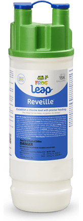 FROG® Reveille® — pool water treatment for opening and balancing pools.