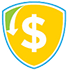 Satisfaction Guarantee icon — shield with money sign symbolizing risk-free purchase and customer confidence.
