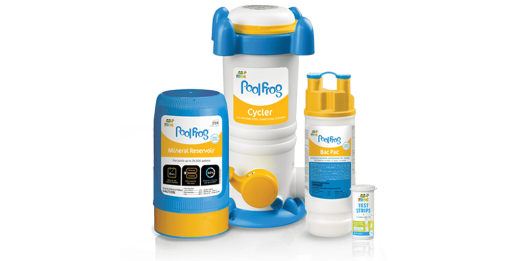 POOL FROG® Model 6100 Mineral Reservoir for pools up to 25,000 gallons, compatible with POOL FROG systems