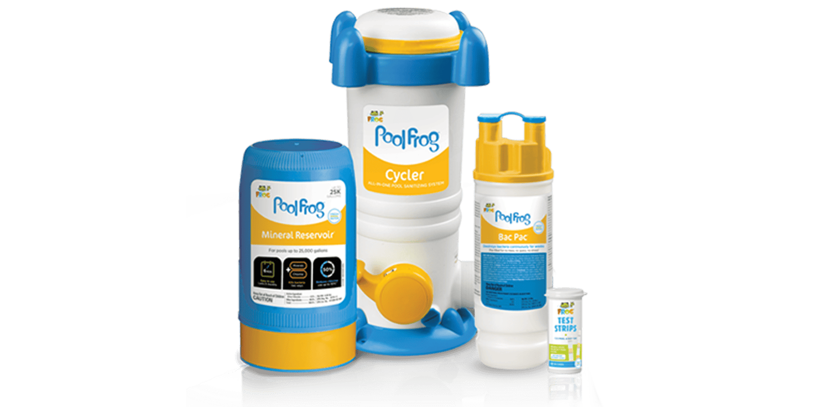 POOL FROG® Model 6100 Mineral Reservoir for pools up to 25,000 gallons, compatible with POOL FROG systems
