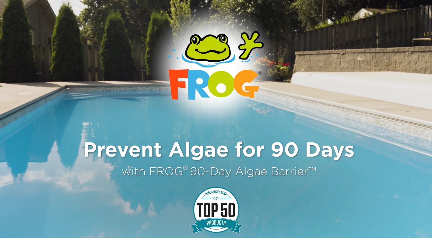 Algae Barrier video placeholder — Prevent Algae for 90 Days tutorial.