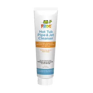 FROG® Hot Tub Pipe & Jet Cleanser tube — concentrated cleaning solution for hot tub plumbing and jets.
